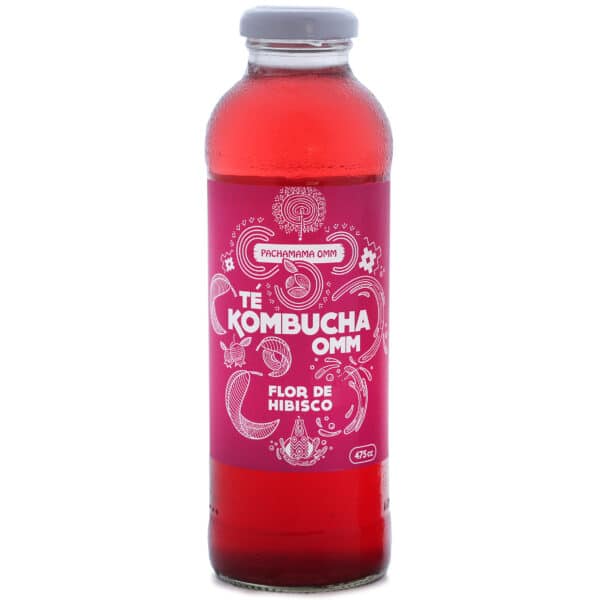 TÉ KOMBUCHA OMM FLOR DE HIBISCO 475CC