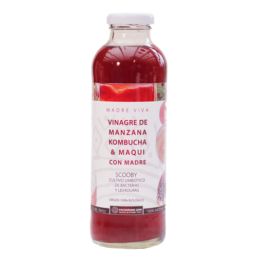 VINAGRE DE MANZANA KOMBUCHA Y MAQUI 475CC